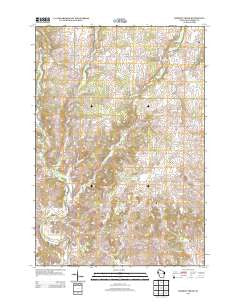 Dorrity Creek Wisconsin Historical topographic map, 1:24000 scale, 7.5 X 7.5 Minute, Year 2013