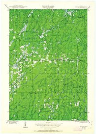 Draper Wisconsin Historical topographic map, 1:48000 scale, 15 X 15 Minute, Year 1947