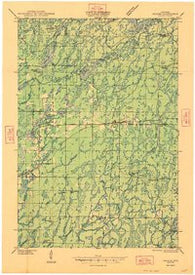 Draper Wisconsin Historical topographic map, 1:48000 scale, 15 X 15 Minute, Year 1947