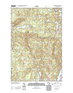Drummond Wisconsin Historical topographic map, 1:24000 scale, 7.5 X 7.5 Minute, Year 2013