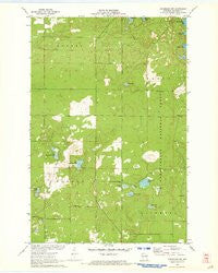 Drummond NW Wisconsin Historical topographic map, 1:24000 scale, 7.5 X 7.5 Minute, Year 1971
