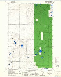 Drummond NW Wisconsin Historical topographic map, 1:24000 scale, 7.5 X 7.5 Minute, Year 1971
