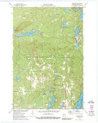 Drummond Wisconsin Historical topographic map, 1:24000 scale, 7.5 X 7.5 Minute, Year 1971