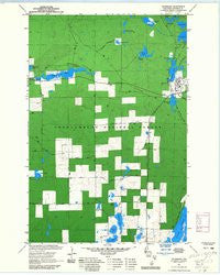 Drummond Wisconsin Historical topographic map, 1:24000 scale, 7.5 X 7.5 Minute, Year 1971
