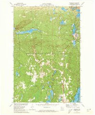 Drummond Wisconsin Historical topographic map, 1:24000 scale, 7.5 X 7.5 Minute, Year 1971