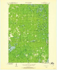 Drummond Wisconsin Historical topographic map, 1:48000 scale, 15 X 15 Minute, Year 1944