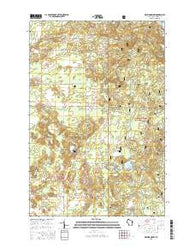 Drummond NW Wisconsin Current topographic map, 1:24000 scale, 7.5 X 7.5 Minute, Year 2015