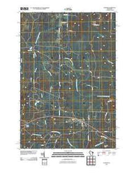 Dunbar Wisconsin Historical topographic map, 1:24000 scale, 7.5 X 7.5 Minute, Year 2010