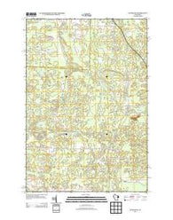 Dunbar NE Wisconsin Historical topographic map, 1:24000 scale, 7.5 X 7.5 Minute, Year 2013