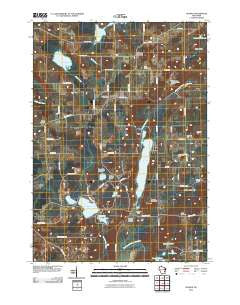 Dundee Wisconsin Historical topographic map, 1:24000 scale, 7.5 X 7.5 Minute, Year 2010