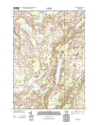 Dundee Wisconsin Historical topographic map, 1:24000 scale, 7.5 X 7.5 Minute, Year 2013