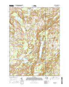 Dundee Wisconsin Current topographic map, 1:24000 scale, 7.5 X 7.5 Minute, Year 2015