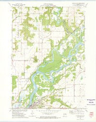 Durand North Wisconsin Historical topographic map, 1:24000 scale, 7.5 X 7.5 Minute, Year 1972