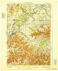 Durand Wisconsin Historical topographic map, 1:62500 scale, 15 X 15 Minute, Year 1932