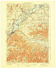 Durand Wisconsin Historical topographic map, 1:62500 scale, 15 X 15 Minute, Year 1932