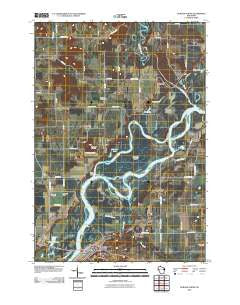 Durand North Wisconsin Historical topographic map, 1:24000 scale, 7.5 X 7.5 Minute, Year 2010