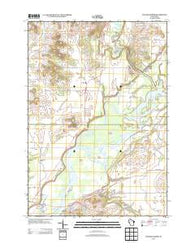 Durand North Wisconsin Historical topographic map, 1:24000 scale, 7.5 X 7.5 Minute, Year 2013