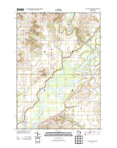 Durand North Wisconsin Historical topographic map, 1:24000 scale, 7.5 X 7.5 Minute, Year 2013