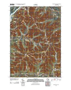 Durand South Wisconsin Historical topographic map, 1:24000 scale, 7.5 X 7.5 Minute, Year 2010