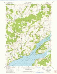 Durwards Glen Wisconsin Historical topographic map, 1:24000 scale, 7.5 X 7.5 Minute, Year 1975