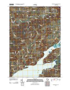 Durwards Glen Wisconsin Historical topographic map, 1:24000 scale, 7.5 X 7.5 Minute, Year 2010