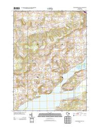 Durwards Glen Wisconsin Historical topographic map, 1:24000 scale, 7.5 X 7.5 Minute, Year 2013