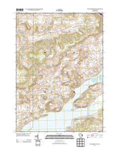 Durwards Glen Wisconsin Historical topographic map, 1:24000 scale, 7.5 X 7.5 Minute, Year 2013
