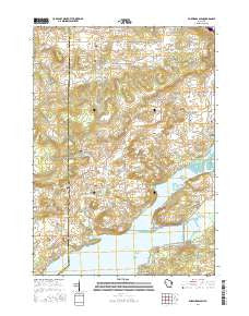 Durwards Glen Wisconsin Current topographic map, 1:24000 scale, 7.5 X 7.5 Minute, Year 2016