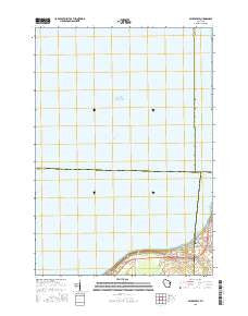 Dyckesville Wisconsin Current topographic map, 1:24000 scale, 7.5 X 7.5 Minute, Year 2015