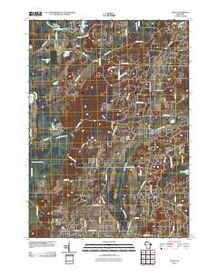 Eagle Wisconsin Historical topographic map, 1:24000 scale, 7.5 X 7.5 Minute, Year 2010