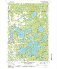 Eagle River East Wisconsin Historical topographic map, 1:24000 scale, 7.5 X 7.5 Minute, Year 1970