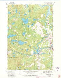 Eagle River West Wisconsin Historical topographic map, 1:24000 scale, 7.5 X 7.5 Minute, Year 1970