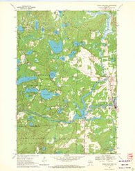 Eagle River West Wisconsin Historical topographic map, 1:24000 scale, 7.5 X 7.5 Minute, Year 1970