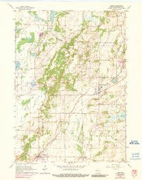 Eagle Wisconsin Historical topographic map, 1:24000 scale, 7.5 X 7.5 Minute, Year 1960
