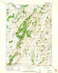 Eagle Wisconsin Historical topographic map, 1:24000 scale, 7.5 X 7.5 Minute, Year 1960