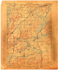 Eagle Wisconsin Historical topographic map, 1:62500 scale, 15 X 15 Minute, Year 1906