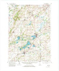 Eagle Wisconsin Historical topographic map, 1:62500 scale, 15 X 15 Minute, Year 1960