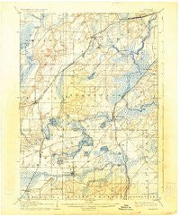 Eagle Wisconsin Historical topographic map, 1:62500 scale, 15 X 15 Minute, Year 1906