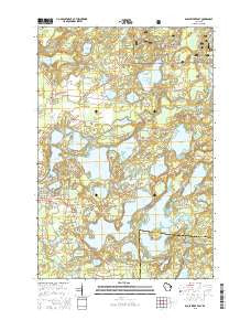 Eagle River East Wisconsin Current topographic map, 1:24000 scale, 7.5 X 7.5 Minute, Year 2015