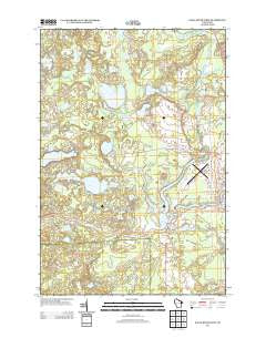 Eagle River West Wisconsin Historical topographic map, 1:24000 scale, 7.5 X 7.5 Minute, Year 2013