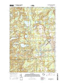 Eagle River West Wisconsin Current topographic map, 1:24000 scale, 7.5 X 7.5 Minute, Year 2015