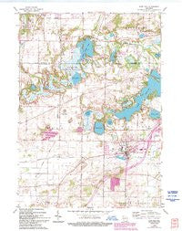 East Troy Wisconsin Historical topographic map, 1:24000 scale, 7.5 X 7.5 Minute, Year 1960