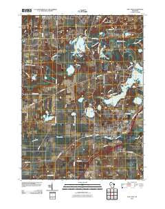 East Troy Wisconsin Historical topographic map, 1:24000 scale, 7.5 X 7.5 Minute, Year 2010