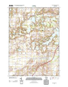 East Troy Wisconsin Historical topographic map, 1:24000 scale, 7.5 X 7.5 Minute, Year 2013