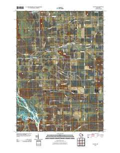 Easton Wisconsin Historical topographic map, 1:24000 scale, 7.5 X 7.5 Minute, Year 2010