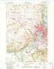 Eau Claire West Wisconsin Historical topographic map, 1:24000 scale, 7.5 X 7.5 Minute, Year 1972