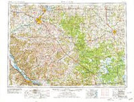 Eau Claire Wisconsin Historical topographic map, 1:250000 scale, 1 X 2 Degree, Year 1953