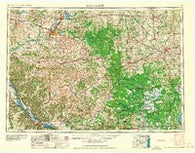 Eau Claire Wisconsin Historical topographic map, 1:250000 scale, 1 X 2 Degree, Year 1964