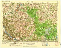 Eau Claire Wisconsin Historical topographic map, 1:250000 scale, 1 X 2 Degree, Year 1958
