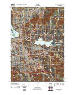 Eau Claire East Wisconsin Historical topographic map, 1:24000 scale, 7.5 X 7.5 Minute, Year 2010